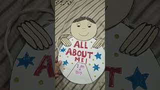 All about me#craft activity#fun prop#ytshorts
