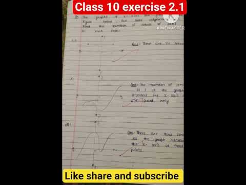 class 10 exercise 2.1 math new ncert....#maths #exam #education