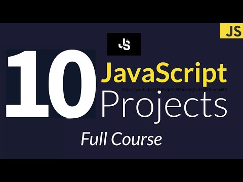 Build 10 JavaScript Projects - Vanilla JavaScript Project