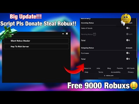 BEST Steal Robux Pls Donate Script [ 💸] - Mozil Hub | HOP TO RICH SERVER | STEAL ROBUX | KEYLESS