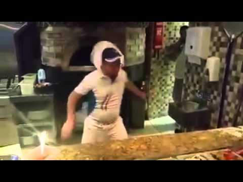 CRAZY PIZZA MAKING TECHNIQUE