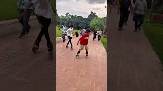 Rollerblades stunt #skateboarding #skating #reactionvideo #shortvideo #shorts #youtubeshorts #short