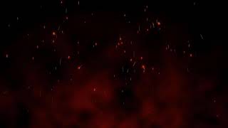 Burning Sparkling Fire Background Animation Video Effects