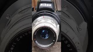 Carl Zeiss 50mm 2.8 adapted to Nikon Z50 - what does it look like video