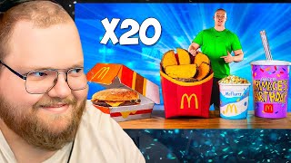 УВЕЛИЧИЛИ МЕНЮ McDonald’s в 20 раз / Картофель По-Деревенски / Роял Чизбургер / РЕАКЦИЯ T2x2