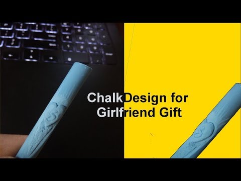 Chalk Design for Girlfriend Gift