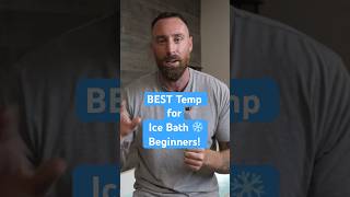 Best Ice Bath Temperature for Beginners! #coldplunge #coldplungebenefits #icebaths