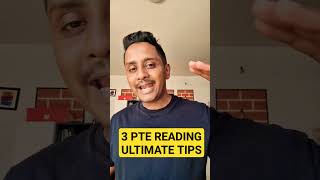 3 PTE ULTIMATE READING TIPS #pte