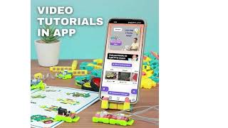 WitBlox DIY Robotic Science Kit 101+ projects 134 Parts, 8 Years+ Kids, Interlocking Bricks #gadgets