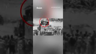 Shock moment gun-toting terrorists LOOT Gaza aid truck as 22 Arab states urge Hamas to SURRENDER