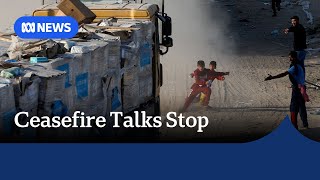 US and Israel withdraw from Gaza ceasefire talks | ABC NEWS