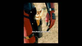 We all know why Deadpool used him as a shield 🤣🤣 #deadpool #mcu #shorts