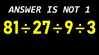 Most People Get This Simple Math Question Wrong!