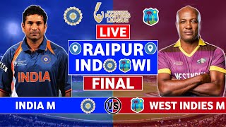 IML Final Live: India Masters v West Indies Masters Live | IND vs WI Live Commentary | India Innings