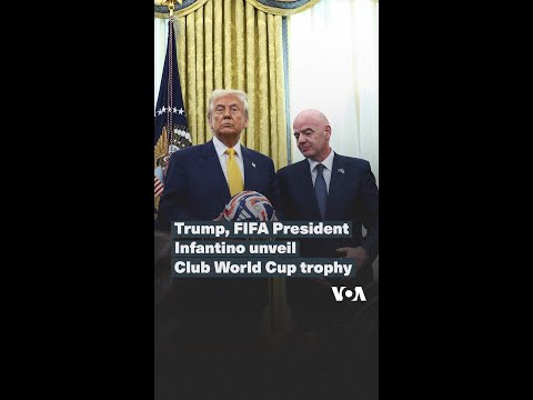 Trump, FIFA President Infantino unveil Club World Cup trophy