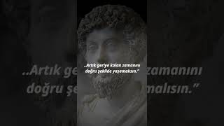 ..geriye kalan zamanını doğru şekilde yaşamalısın" #felsefe #edit #shorts