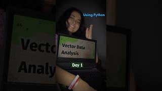 Spatial Data Analysis in GIS: Vector data analysis with Python- Day 1 #gis #geospatial #dataanalysis
