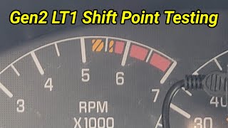 Best RPM to Shift Stock LT1 - Dragy Test
