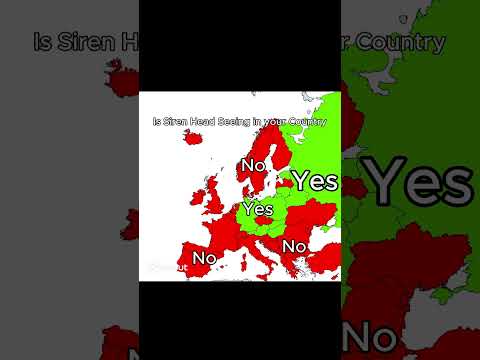is Siren Head seeing in your Country?