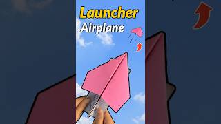 How to make a paper airplane launcher | paper plane