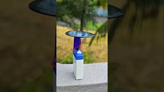 Diy Solar & Battery Project | How To Make A Solar Power Emergency Light At Home #shorts #solar