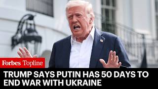 Trump Threatens Russia With 100% Tariffs Over Ukraine War