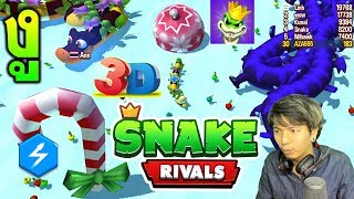 รีวิวเกม Snake Rivals งูซิ่งมหาสนุก 3มิติ Slither.io 3D แบบใหม่ [ เกมมือถือ ]