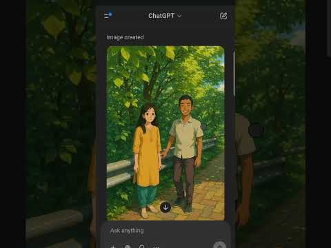 How to add girl inGhibli art edit #GhibliArt #AnimeEdit #PhotoEdit #GhibliGirl #AIArt #StudioGhibli