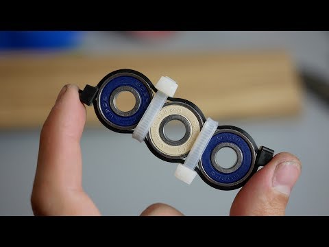 How To Make Fidget Spinner in 1 Minute!