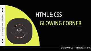 Glowing corner in CSS
