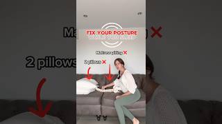Fix your posture whilst you sleep ‼️ #neckhump #backpainrelief #posturecorrection