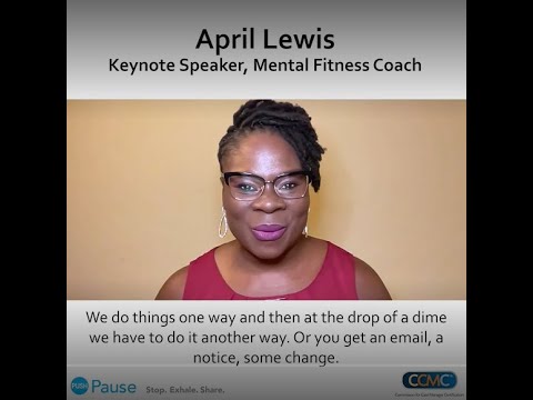 Push Pause. | April Lewis: Embrace Change