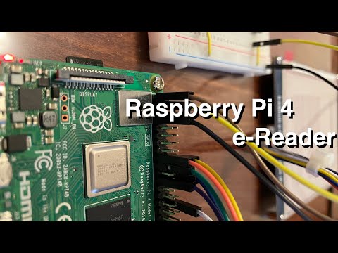Raspberry Pi 4 e-Reader