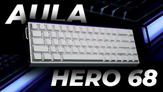 AULA HERO 68 — the Hall Effect keyboard that glows in the dark.