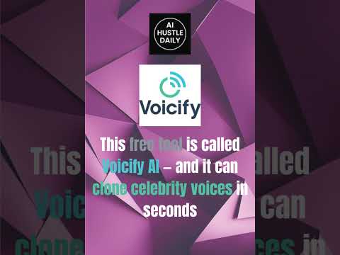 This Free AI Turns Your Voice into Any Celebrity!#VoicifyAI #CelebrityVoiceAI #FacelessYouTube #AI