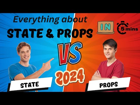 All about state and props in react js, react js course. #reactjs #learnreactjs #reactjscourse