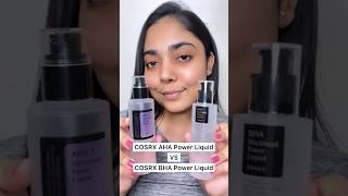COSRX AHA vs BHA Power Liquid #acne #acneproneskin #oilyskin #summerskincare #blackheads #whiteheads