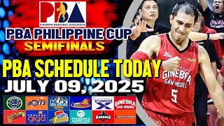 PBA SCHEDULE TODAY July 9, 2025 |Pba Philippine Cup