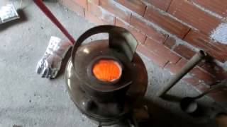 New propane burner test