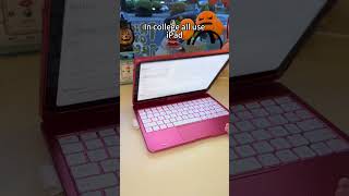 Laptop vs ipad+keyboard！#highschool #college #laptop #ipad #ipadkeyboard