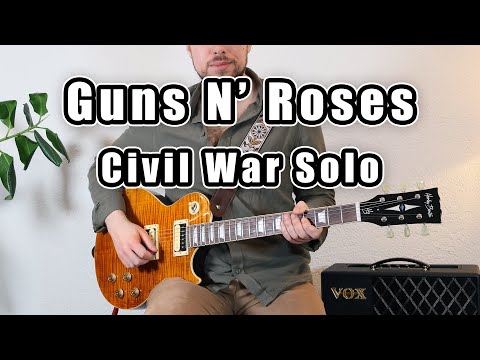Guns N' Roses - Civil War Solo Cover