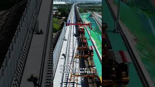 西延高铁全线铺轨正式启动！ #基建狂魔