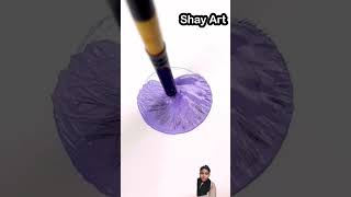 Brush painting tutorial easy #art #shayart #drawing #onestroke #satisfying #nails #remix #painting