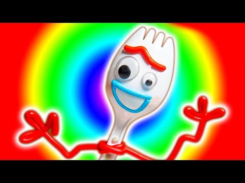 Toy Story 4 Toys Come to Life Pretend Play for Kids | Forky I'm Trash | Kinder Playtime