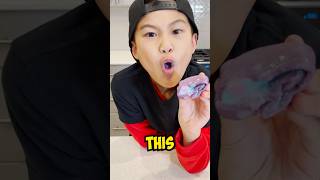 Homemade Ice Cream Mochi! Cotton Candy flavour! #shorts #food #kavenadventures