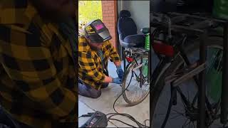 Dad Turns Cart into Cool Ride #creativedad#diygenius#heartwarmingbuild#explain