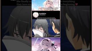 She finally said "I love you" | Oregairu #anime #short