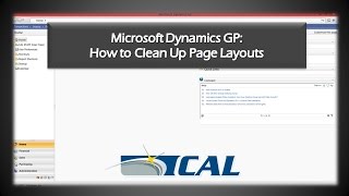 How To Clean Up Page Layouts in MICROSOFT Dynamics GP