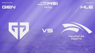 GENG vs HLE, LE CHOC DES TITANS POUR UNE PLACE AU MSI (LCK Spring 2025)