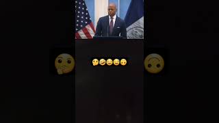 NYC Mayor Eric Adam speaks..smdh #nyc #nycmayor #donaldtrump #news #shorts #nyclife #newyork